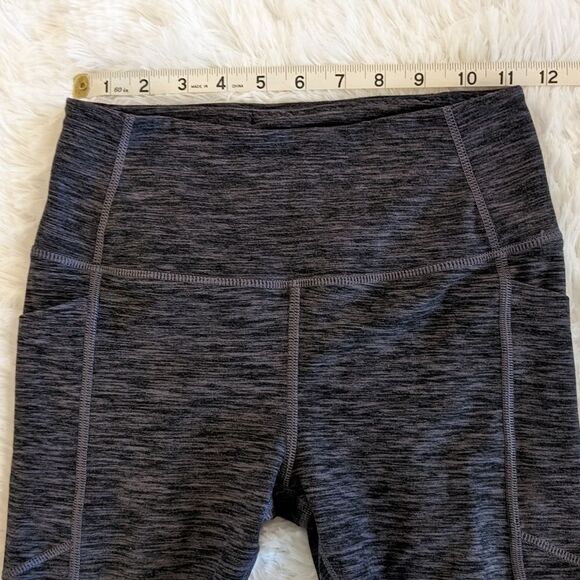 Victoria's Secret Full Length Workout Yoga Leggings, Purple Space Dye, Size 4 - Picture 6 of 9